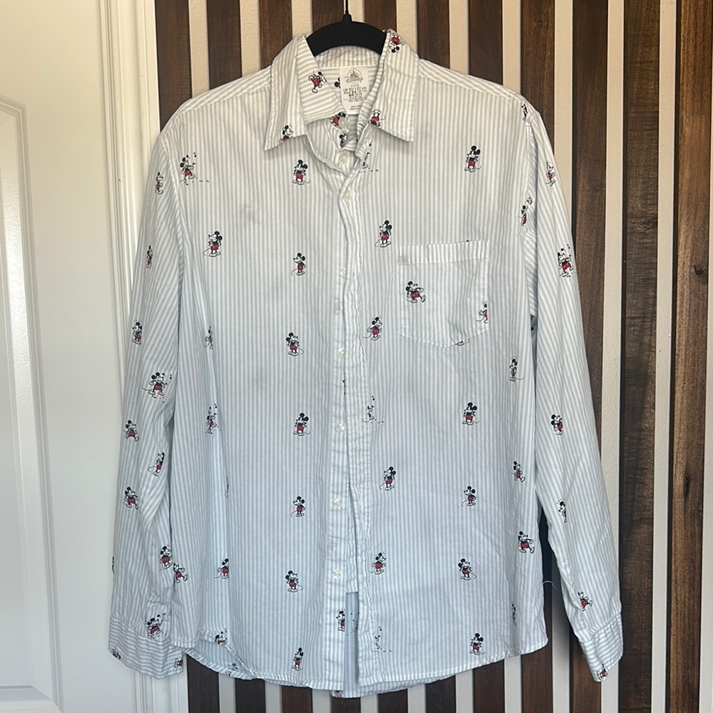 Men’s and Child Matching Disney Mickey Mouse Button Up